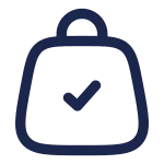 Bag Check SVG Icon